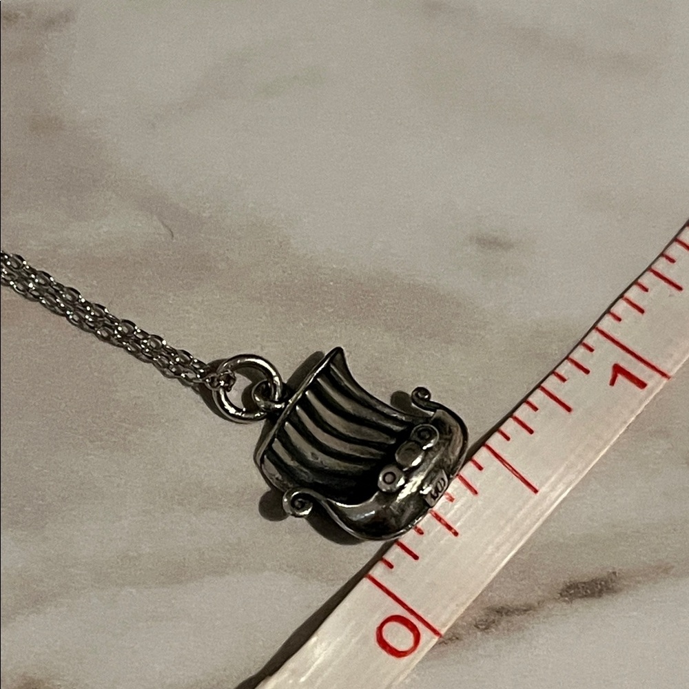 Sterling KOPI Viking Ship pendant - Picture 12 of 13